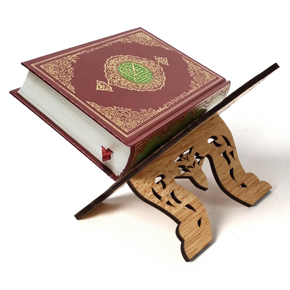 Houten Eid Al-Fitr Islamitische Boek Plank Bijbel Frame Kuran Koran Koran Heilige Boek Standhouder Rehal Islam Thuis decoratie