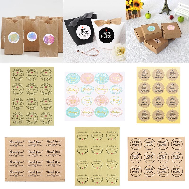 handmade vintage stickers for scrapbooking 3D layered stickers  embellishments