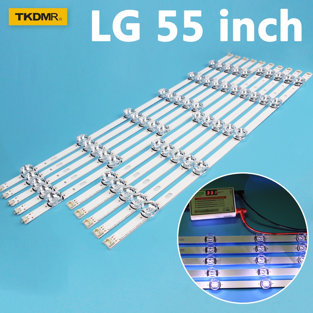 10 st led list för lg innotek drt 3.0 55 &quot;_ a/b typ rev 01 55 lb 561v 55 lb 652t lc550 due  lg55 lf 5950 55 ly 320c 55 lb 5700 55 lf 6500