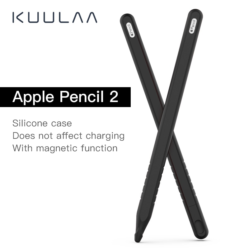 Kuulaa Siliconen Case Voor Apple Potlood 2 1 Beschermhoes Potlood Grip Houder Voor Ipad Pro Penpunt Beschermhoes pouch Cap