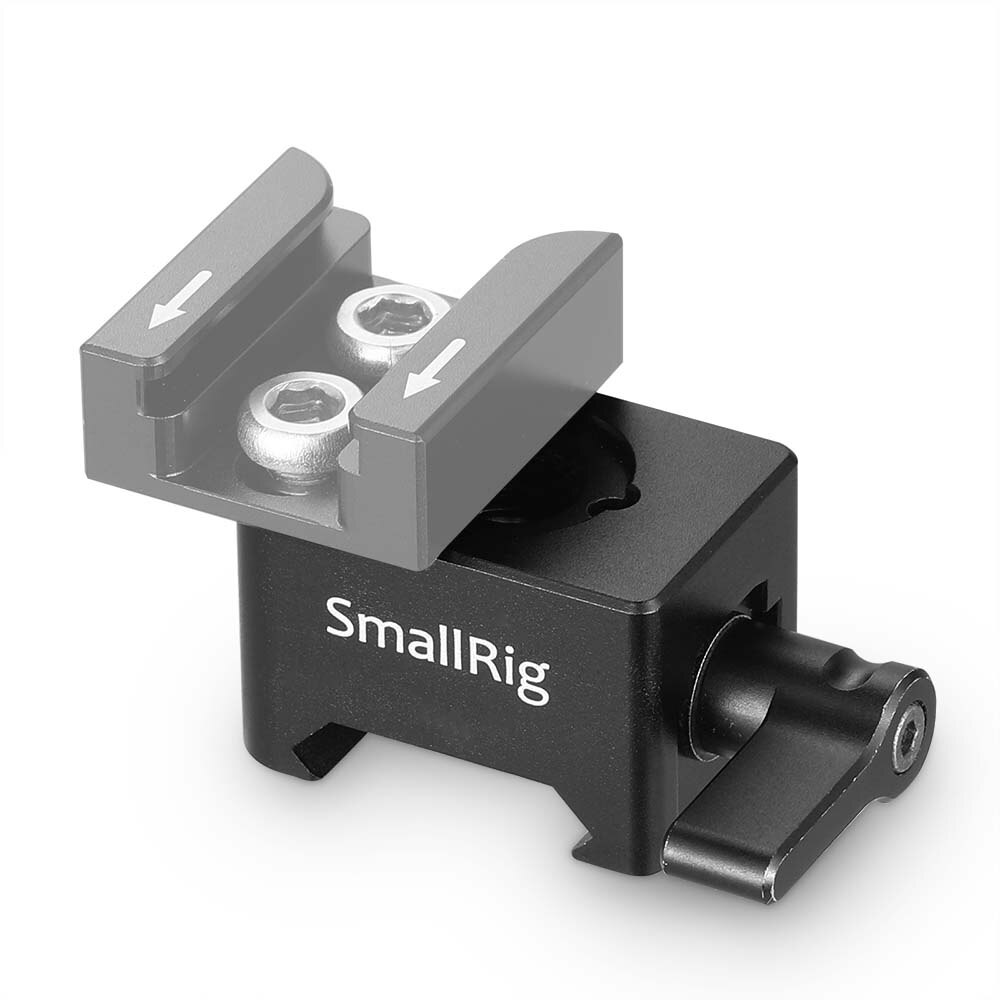 SmallRig Quick Release Nato Clamp Mount with Arri 3/8"Hole and 1/4"-20 Threaded Holes- 2207