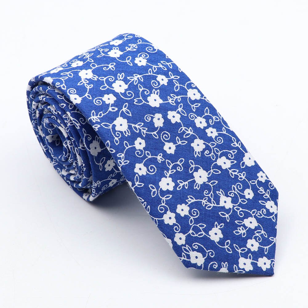 Gravata floral 100% algodão para homens, amarelo, vermelho, azul, flor, 6cm, uso diário, skinny, azul marinho, para casamento, gravatas para festa, presentes: 15