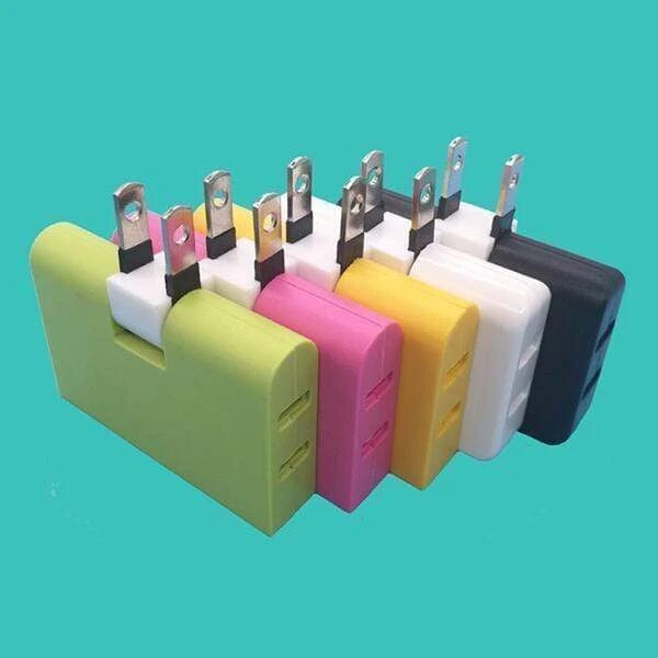 One In Three Converter 180 Degree Rotation Extension Plug Multi plug Mini Slim Wireless Outlet Travel Adapter Light Socket