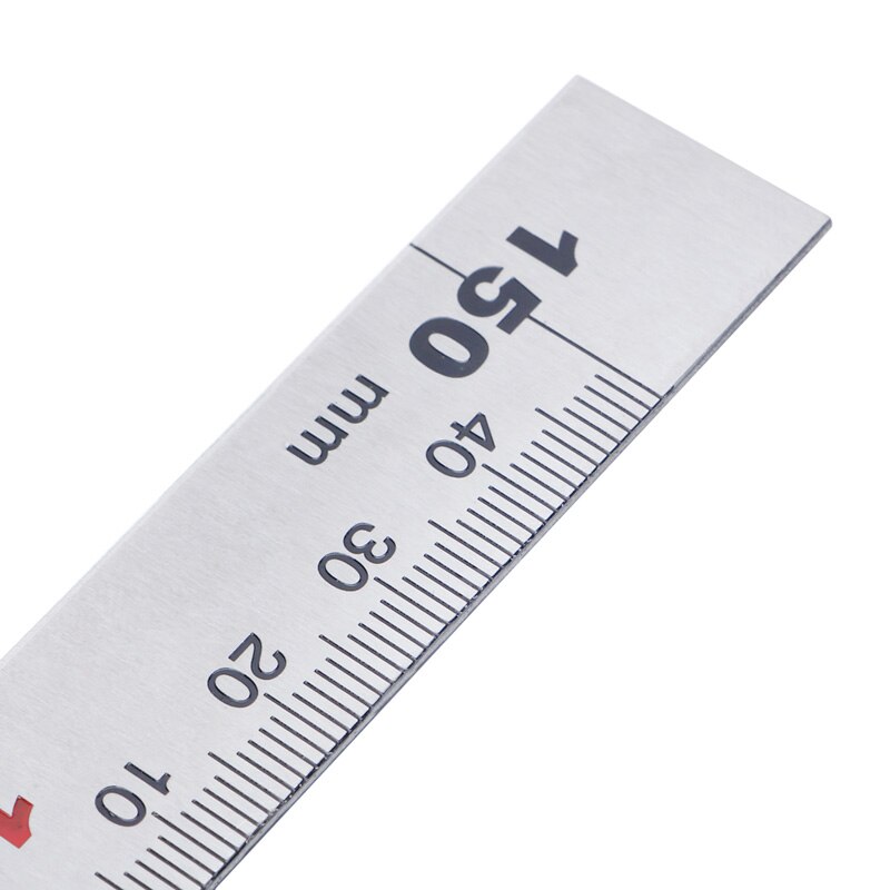 Edelstahl 15x30 cm 90 Grad Winkel Metric Versuchen Mitre Platz Lineal Skala