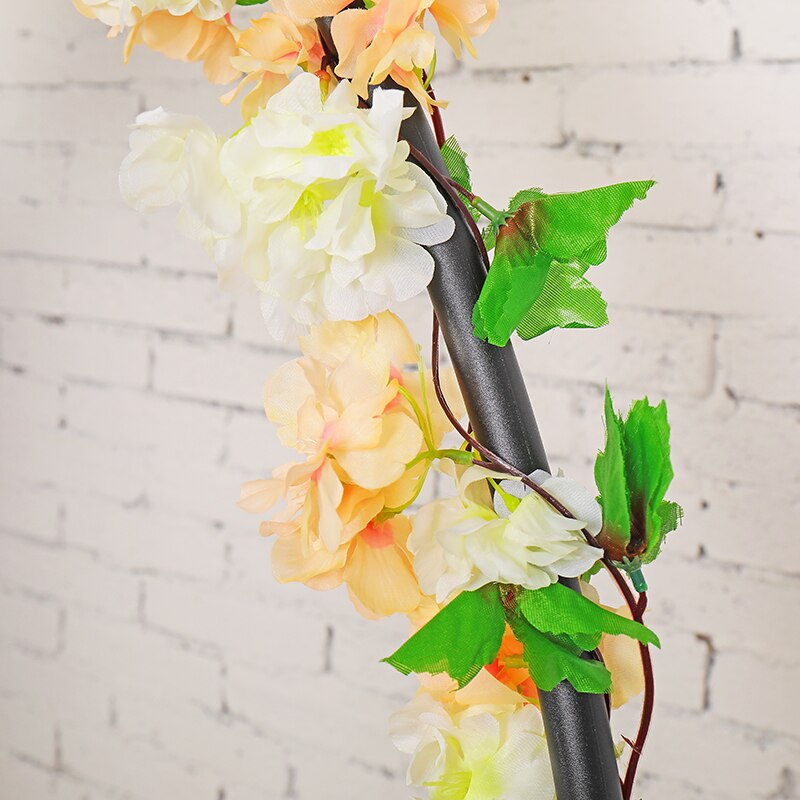 1 Uds. Guirnalda de flores artificiales, guirnalda de cerezas, telas no tejidas, tela de flores para pared, decoración de lujo para el hogar, decoración para el jardín