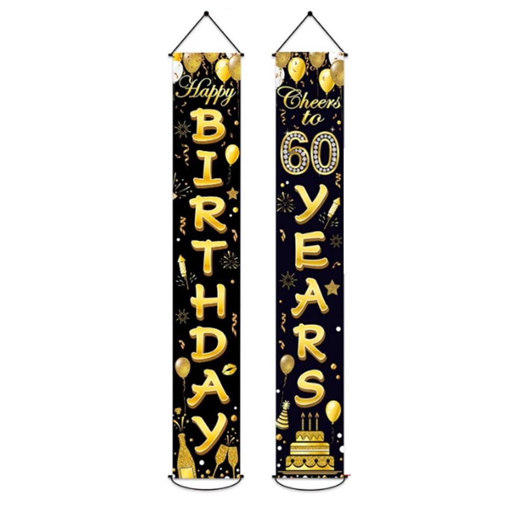 Geburtstag Dekorations-Set Für Tür & Veranda – Banner & Schilder Für 11. Geburtstag, Blau