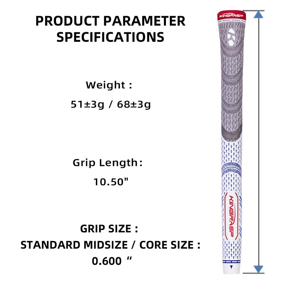 KINGRASP Unisex Golf grips Rubber Golf driver Grips Color mixin 13pcs/lot Golf wood grips