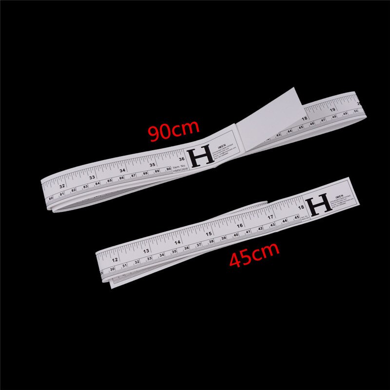 Vinyl Metric Measure Soft Ruler Tape DIY Self Adhesive Measuring Tape Ruler Sticker Home Sewing Tool Accessories 45/90cm