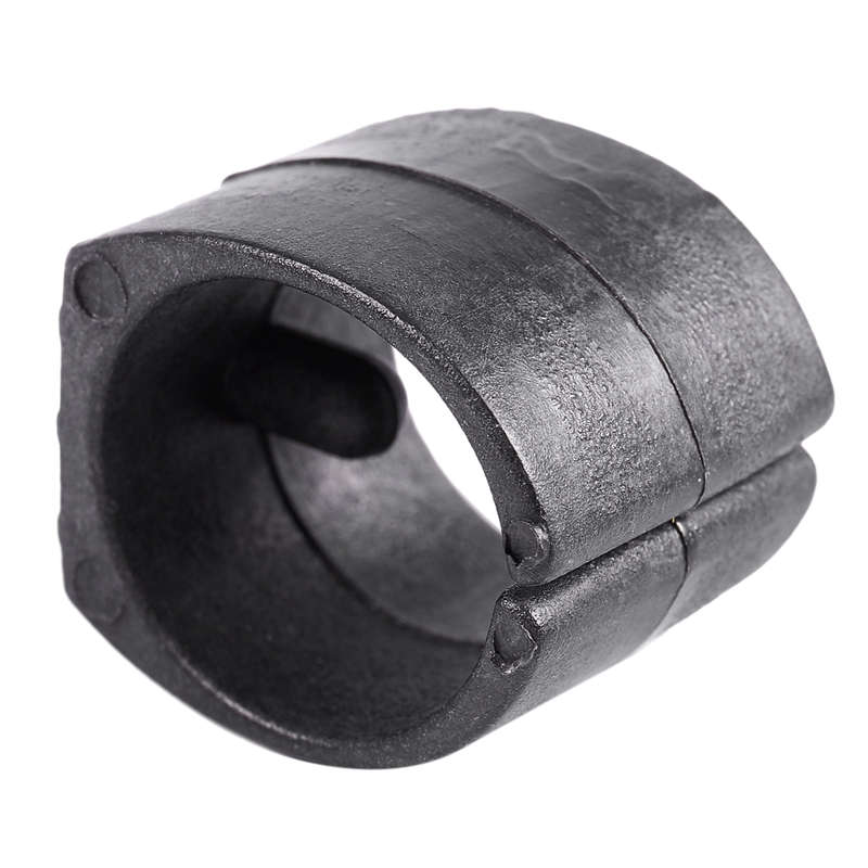 30x Plastic Home Furniture Chair Pipe Foot Clamp Pads U Shape Caps Black