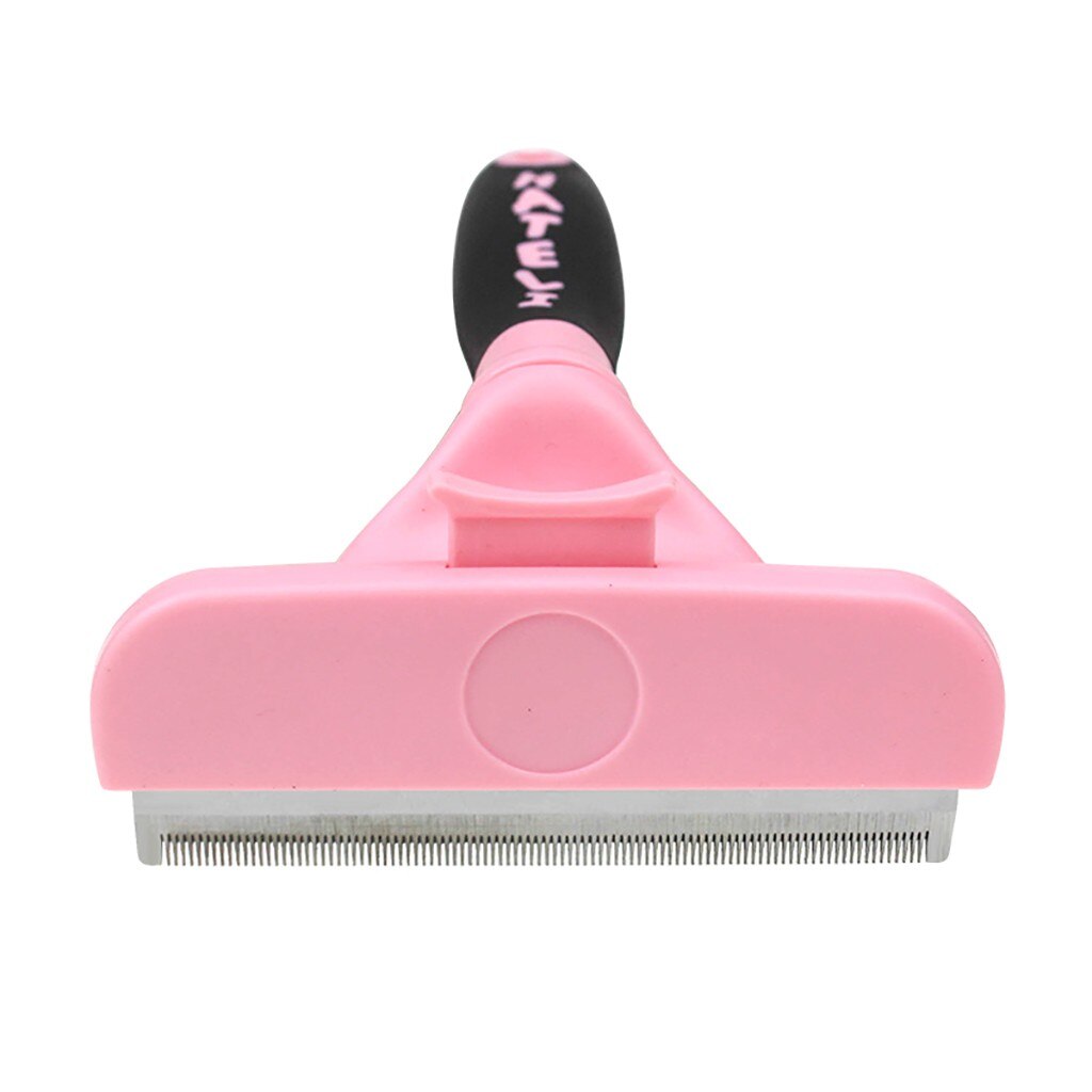Deshedding Borstel Hond Haar & Kat Haaruitval Tool Effectieve Grooming Tool Leisure Delicate Duurzaam Handig Praktische: Roze / S