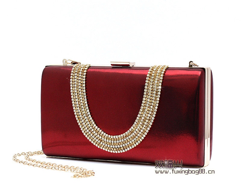 Vrouwen Avondtasje Luxe Zwart/Zilver Wedding Party Bag Diamond Rhinestone Koppelingen Crystal Bling Gold Clutch Bag PuWY139