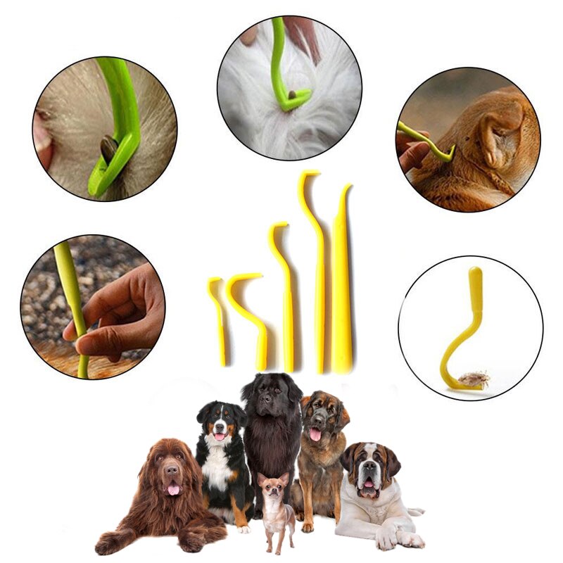 Vlooienverwijderaar voor honden, harde tekenverwijderaar, vlooienklem, luizenverwijderaar, vlooienkam, ongedierteverwijderaar, tekenprikker, vlooienkam voor huisdieren, dierenbenodigdheden
