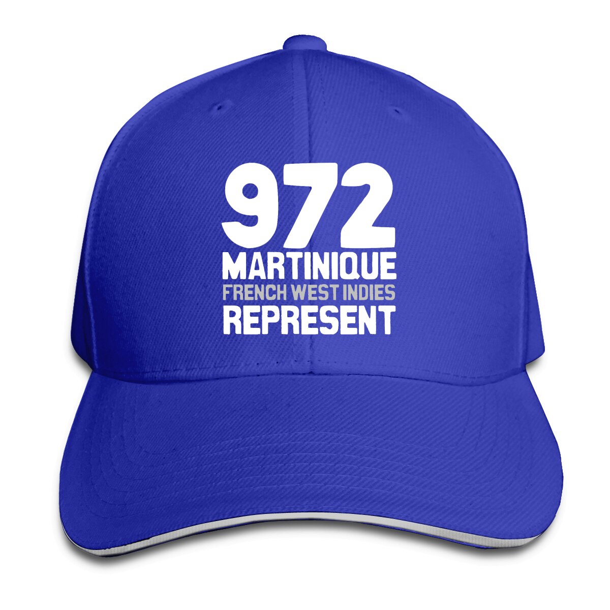 Martinica, FWI, 972 Represent Essential-gorra de béisbol para hombre y mujer, gorro de béisbol R330 hip hop, novedad: Azul