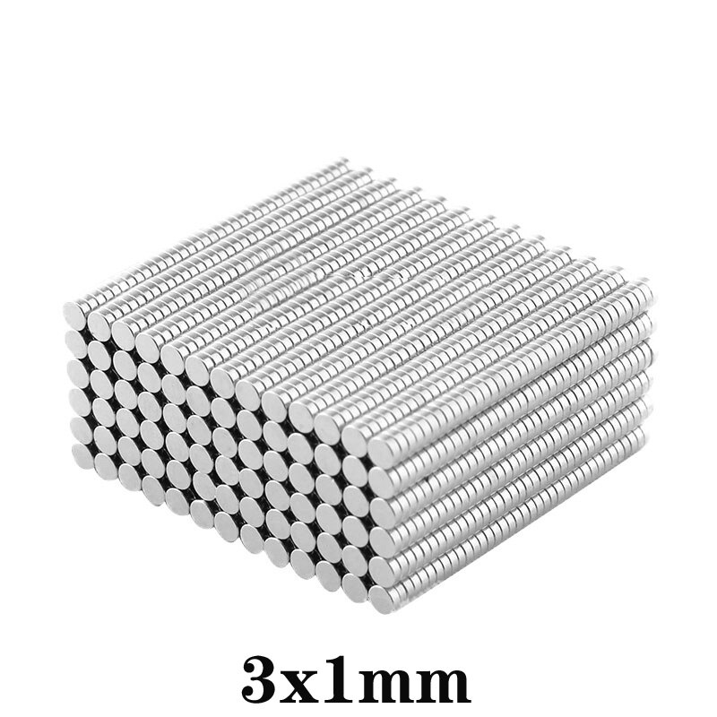 100 ~ 10000 stk 3 x 1 mini små runde magneter 3mm*1mm neodymmagnet dia 3 x 1mm permanente ndfeb stærke kraftige magneter 3*1 mm