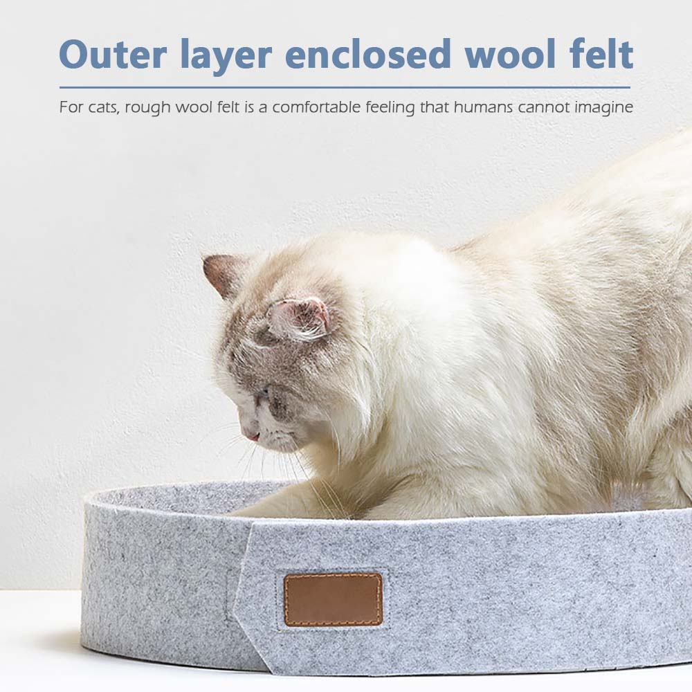 Cat Scratching Board Round Corrugated Cardboard Scratch Pad Scratcher for Kitten Pet Playing Toys