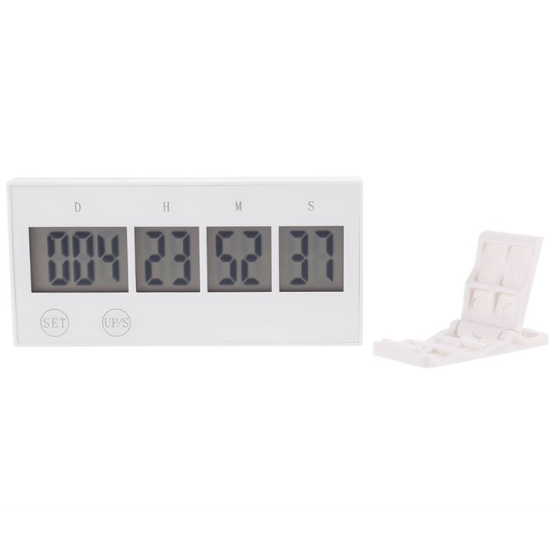999 Days Countdown Clock LCD Digital Screen Kitchen Timer Event Reminder For Wedding Retirement Lab Cooking Kitchen