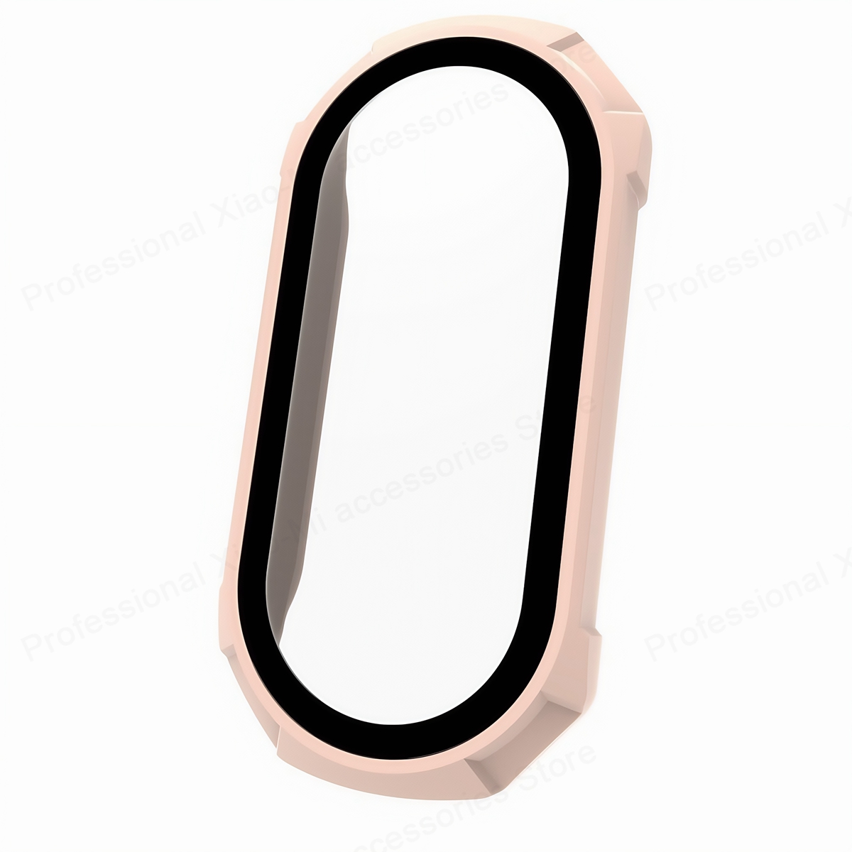 2in1 Screen Protector Case For Xiaomi Mi Band 10 9 8 7 5 4 3 PC Full Cover Tempered Glass Bumper For Miband 7 8 9 10 Accessories: XXL / WHITE