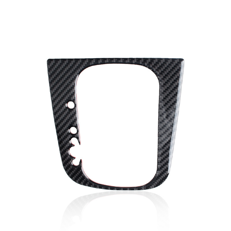 Autocollant de changement de vitesse de voiture en Fiber de carbone, 1 pièce, pour Volkswagen Vw Golf 5 Golf 6 SCIROCCO GTI intérieur automobile