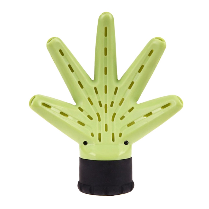 Hårtørrer diffusor håndtype vindblæser salon hår curling hår værktøj tilbehør: Grøn