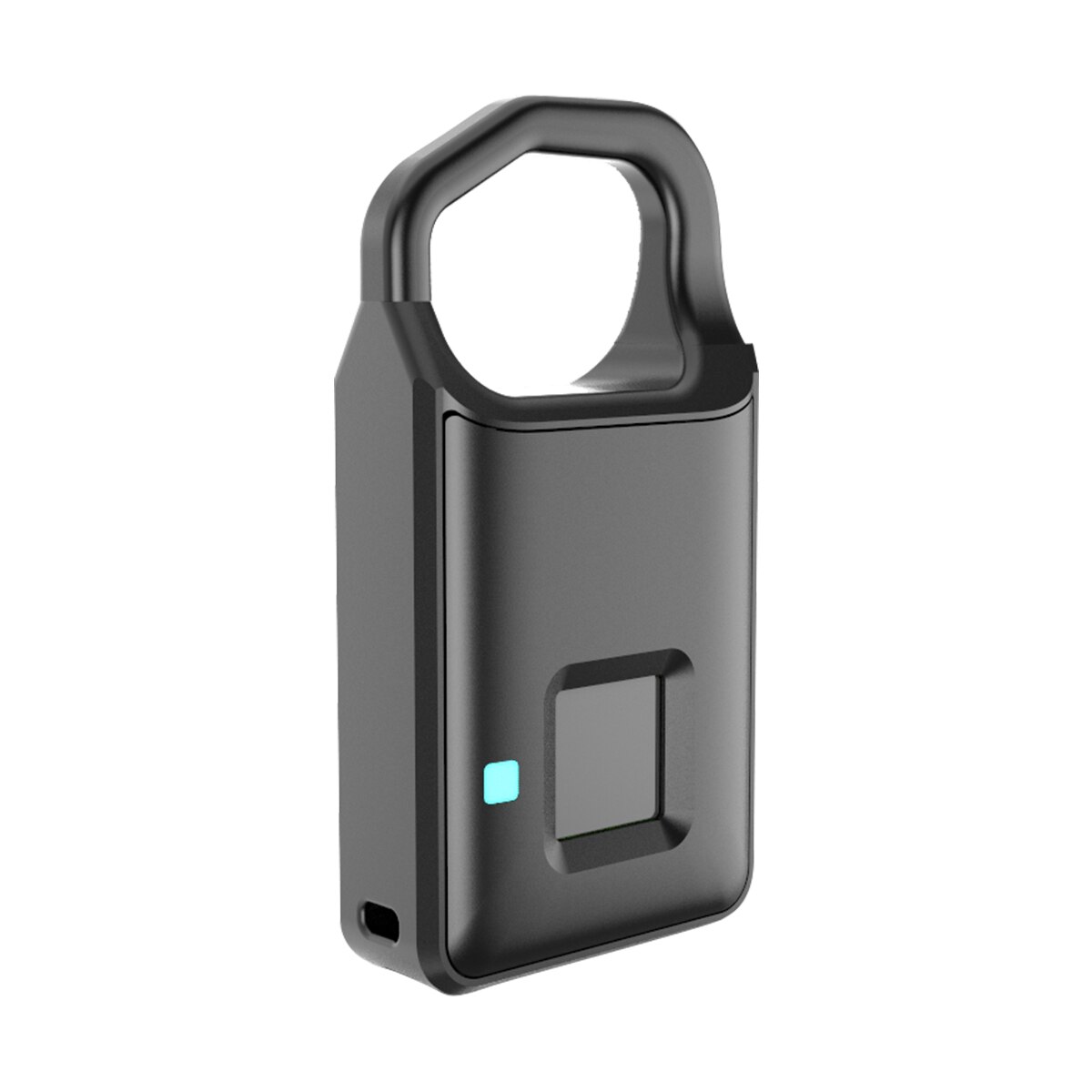 P4 Mini Fingerprint Lock USB Rechargeable Smart Keyless Anti-Theft Padlock Suitcase Door Lock Burglar Alarm Security: Default Title
