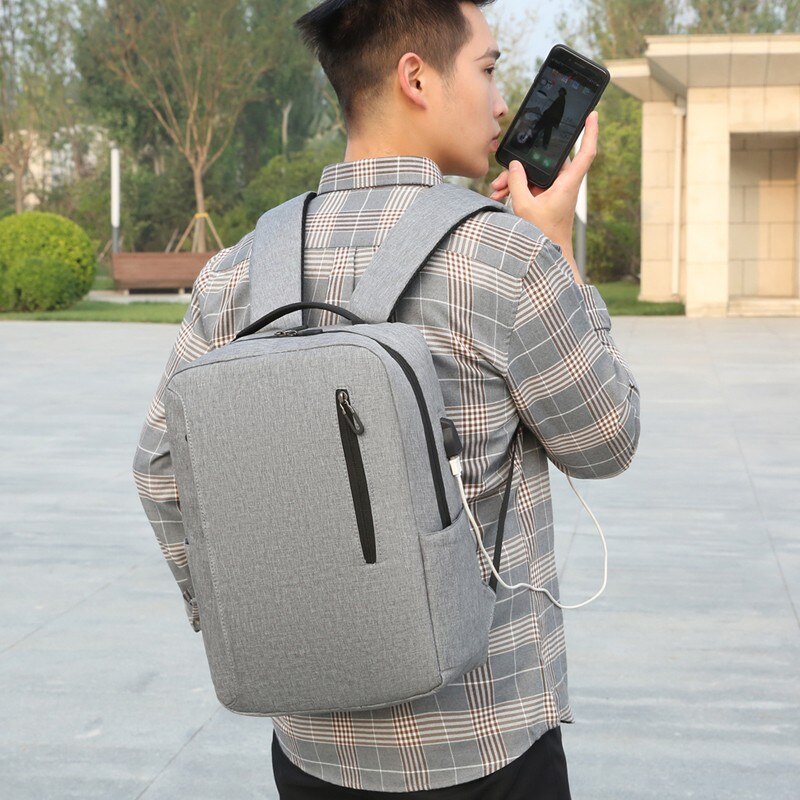 Male Backpack Nylon 15.6 Inch Laptop Men Backpack Usb Rucksack Male Anti Theft Bagpack School Bag Fo Teenager Boys