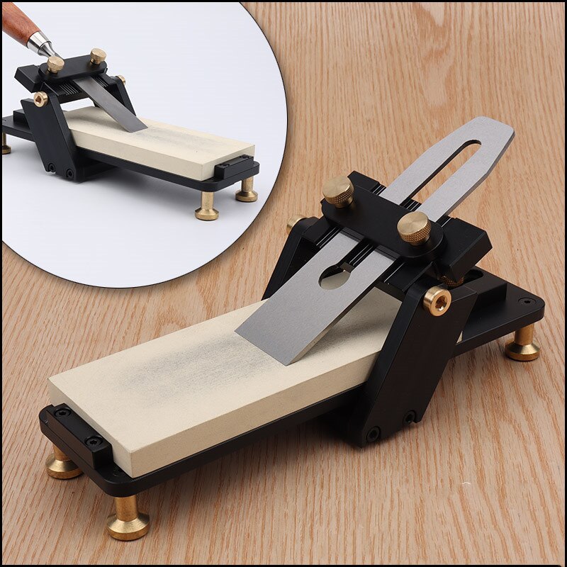 Sharpener Fixed Angle Woodworking Planer Manual Grinding Chisel Cutter Planer Auxiliary Hand Tool Manual Planer