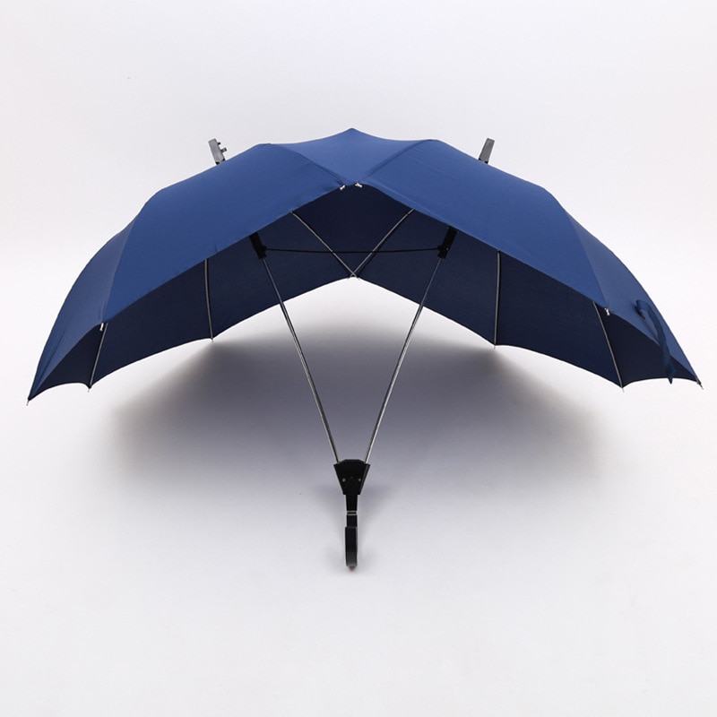 Double top double pole one-piece umbrella global personality foreign trade umbrella couple umbrella double pole
