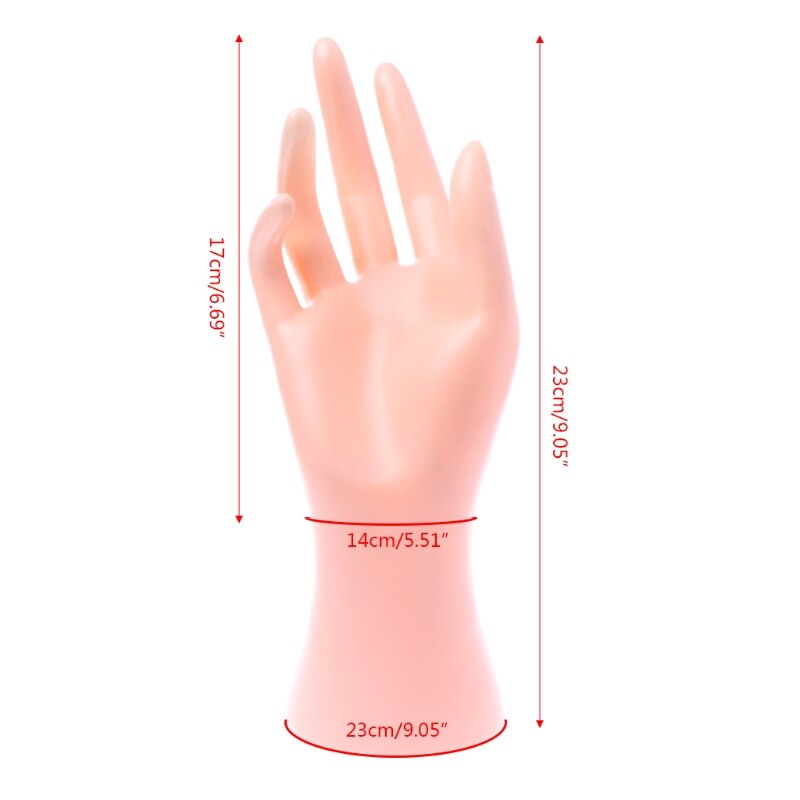 Mannequin Hand Finger Glove Ring Bracelet Bangle Jewelry Display Stand Holder