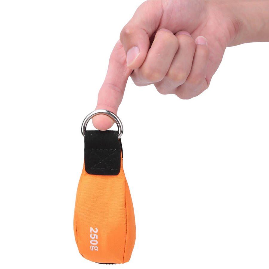 Orange Multi-purpose Climbing Tree Throwing Rope Bag Sandbag for Rock Climbing