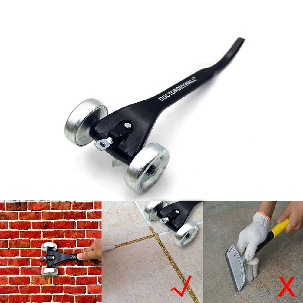 Glas Cement Schraper Remover Tool Breeuwen Kit Afwerking Grout Floor Roller Met Antislip Handvat Tool Accesries
