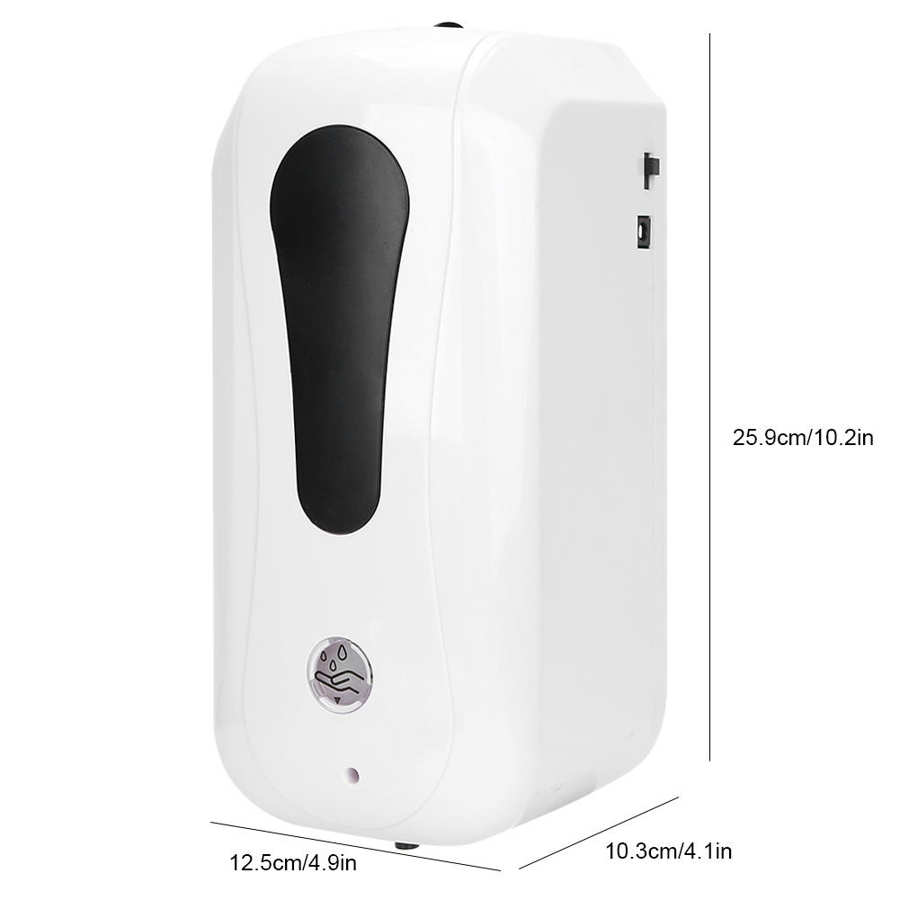 Sèche-mains automatique 1200ML distributeur de savon à Induction automatique sans contact mural liquide lavage des mains conteneur USB charge