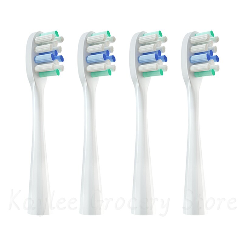 Voor Usmile Vervangende Tandenborstelkoppen Y1/Y 1S/Y2/Y3/Y4/U1/U2/U3/U4/U 2S/P1/P3/P10/P10pro Vervang Borstelkoppen Mondstukken 4/8/12Pcs: Rood