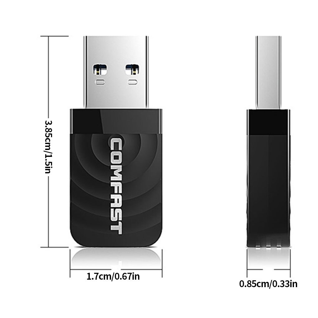 USB 3.0 Wifi Dongle Computer TV Dual Band 2.4G 5.8G Wifi Adapter Mini Wireless Network Card 1300 Mbps Wifi speed