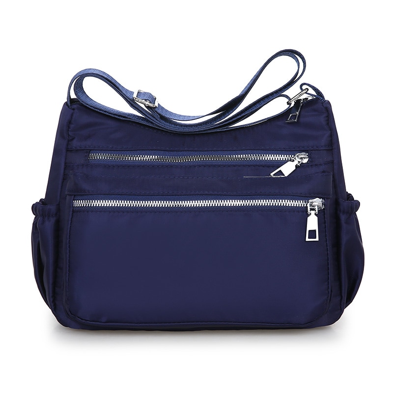Women Messenger Bags Hobos Shoulder Zipper Bag Lightweight Waterproof Nylon Oxford Travel Crossbody Bag Purses Handbags