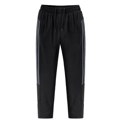7XL 8XL hiver Sport pantalon hommes pantalons de survêtement épaissir polaire doublure mâle pantalon Polyester Plus lâche thermique Gym Jog pantalon: Black / 5XL