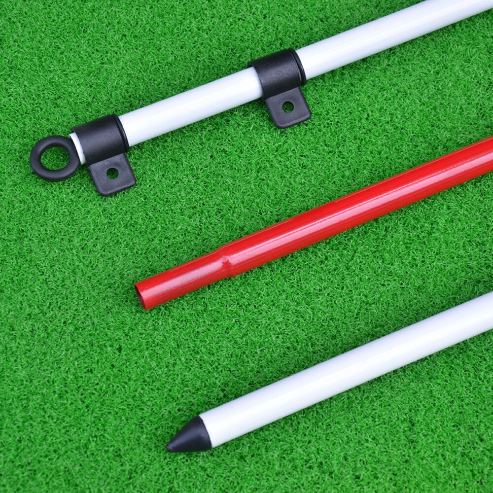 Palo de bandera de Golf de 6 pies, copa de agujero de Golf desmontable, rango de conducción, fibra de vidrio antioxidante, 5 secciones