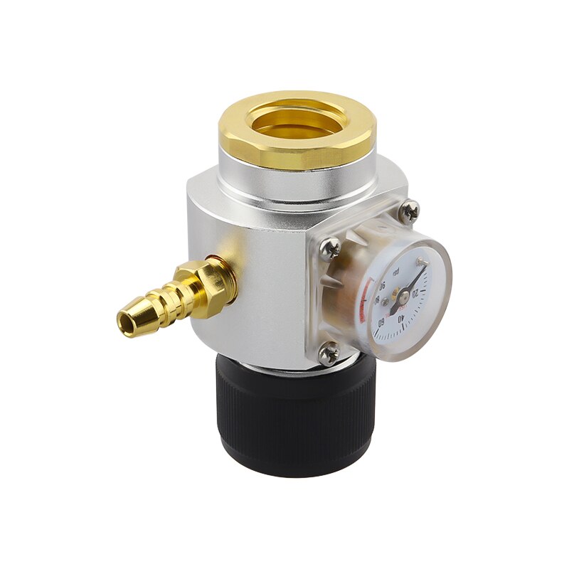 Cerveja em casa Garrafa de Refrigerante CO2 Mini Carregador de Regulador de Gás CO2 T21 * 4 0-90 PSI Keg Carregador para europeu Garrafa de Refrigerante Cerveja Kegerator