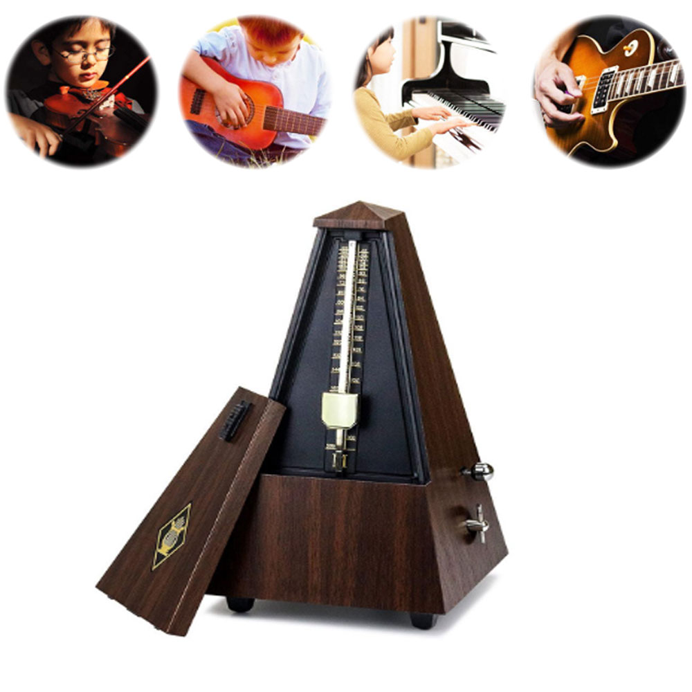 Metrónomo para guitarra, tipo torre, timbre, ritmo mecánico, péndulo, metrónomo para guitarra, bajo, Piano, violín, accesorios