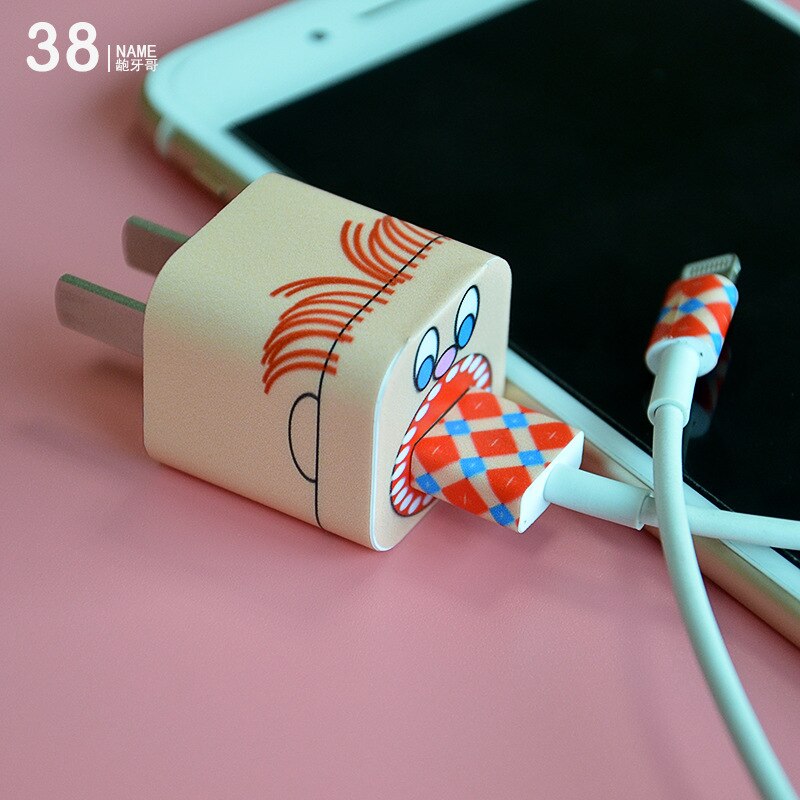 4s 5s 6s iphone 6 splus 7 7p apple oplader selvklæbende papir tegnefilm film selvklæbende papir: Tn2 ben 038