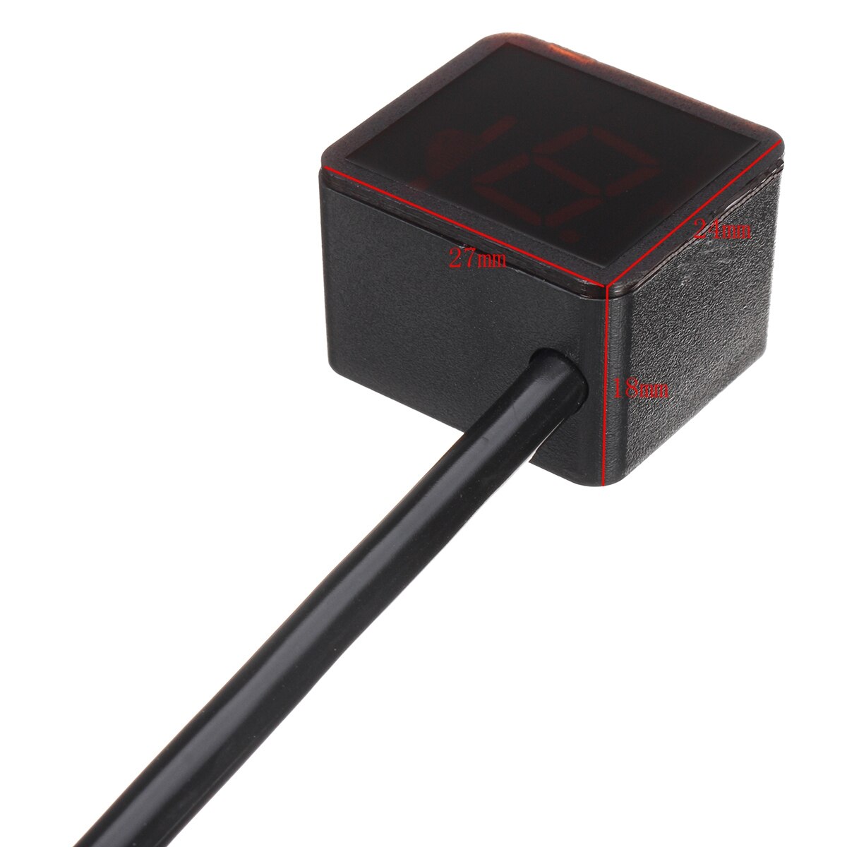 6 Speed Neutrale Universele Motorfiets/Fiets Digital Gear Indicator Led Display + Schakelhendel Magneet