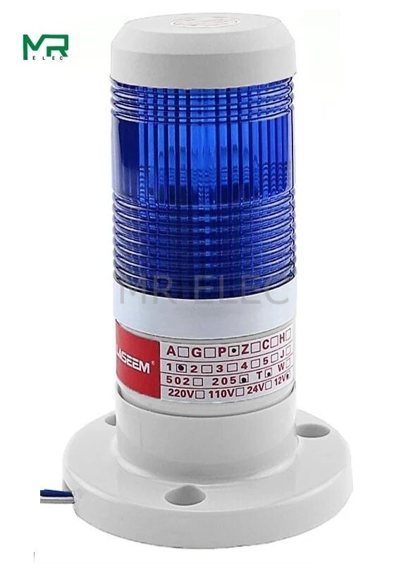LED Industrial red Yellow blue green Signal Tower Warning Lamp Stack Light Alarm Apparatus 12V 24V 110V 220V