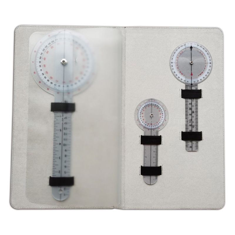 3/5/6Pcs/set 180/360 Degree Goniometer Finger Spinal Ruler Architecture