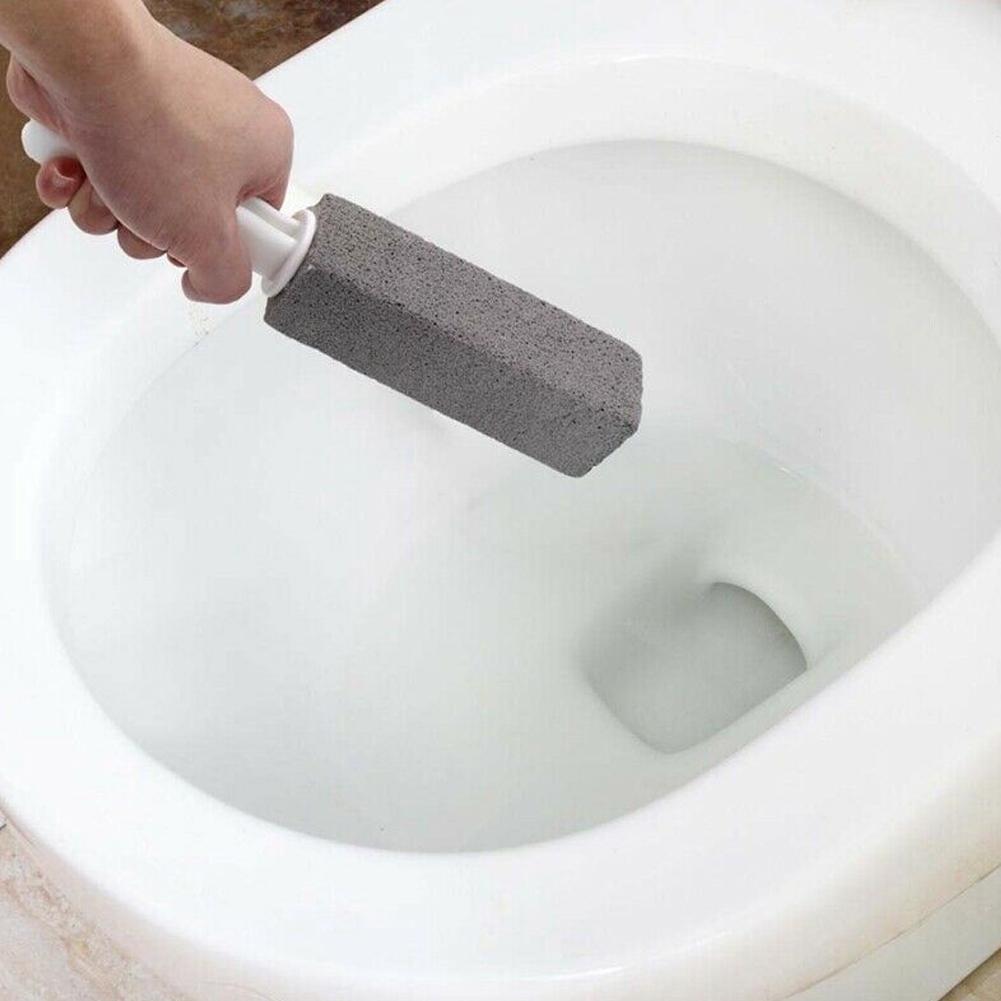 Portable Pumice Stone Water Toilet Bowl Cleaner Brush Wand Tile Sinks Bathtubs 360 Degrees Cleaning Tool Bathroom Gadgets
