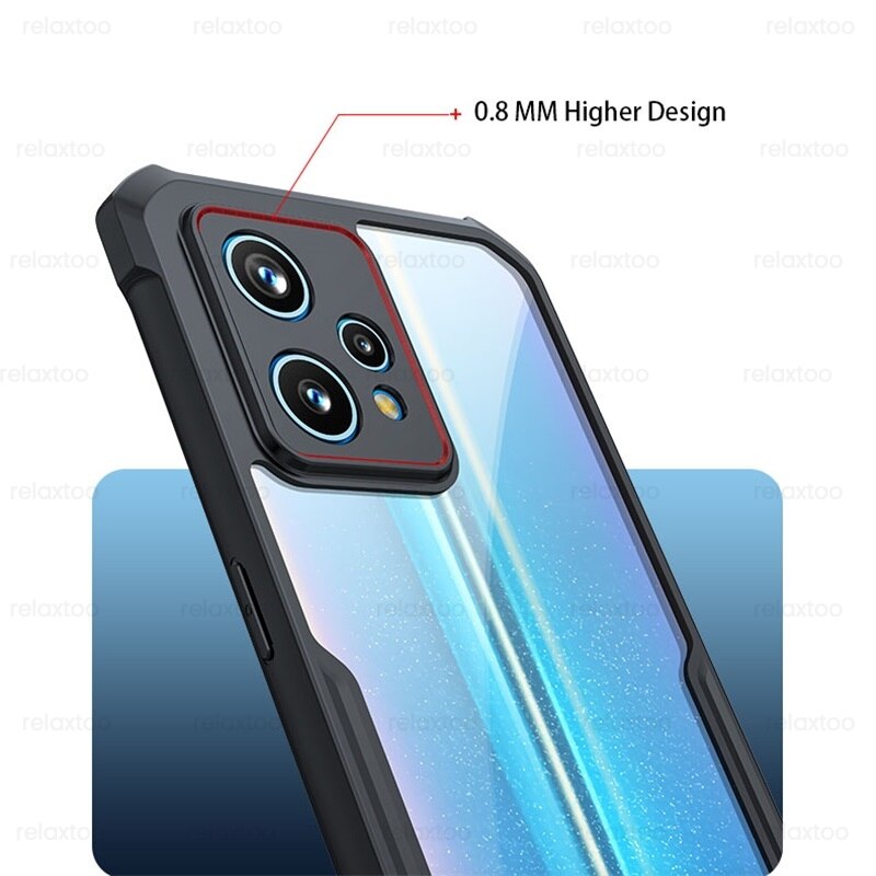 Realmi 9 Pro Plus 5G Fall Klar Acryl Heavy Duty Zurück Abdeckung Für Realme 9i 9 ProPlus Pro + 5G TPU Weichen Stoßfest Stoßstange Coque