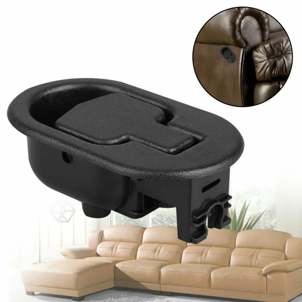 Tirador ovalado para sillón reclinable con Cable, piezas de repuesto universales para sillón reclinable, palanca de liberación para sofá y silla