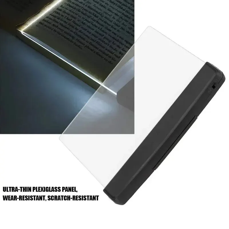 1Pc LED Flat Panel Nachtzicht Leeslamp Oogbescherming Leeslamp Student Nachtlampje Creatieve LED Boek Oogzorg Licht