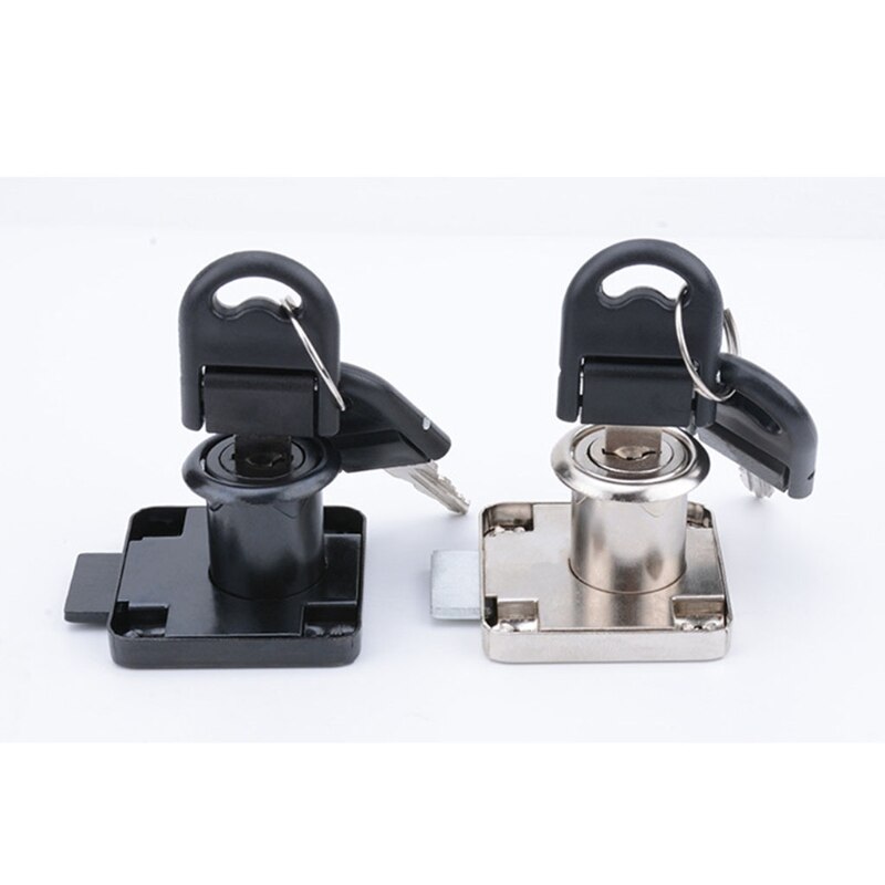 File Cabinet Lock with 2 Keys Security Cam Lock Stainless Steel Drawer Locks for Secure Important Files and Drawers