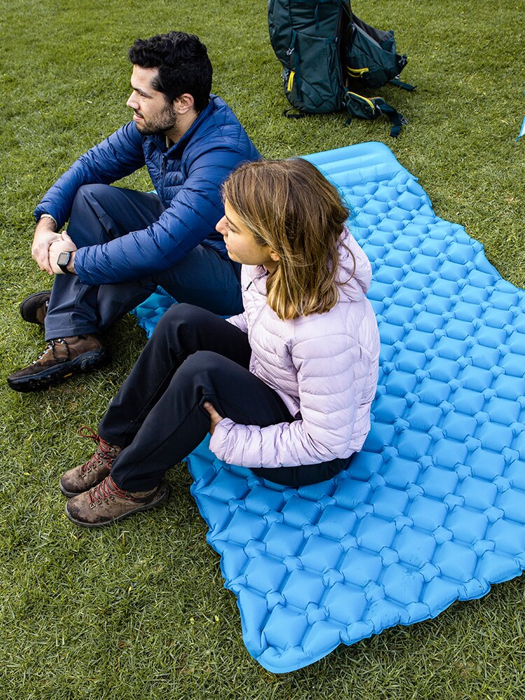 Mobi Garden outdoor inflatable mat moisture proof mat tent mat portable beach mat floor mat for camping TPU sleeping mat