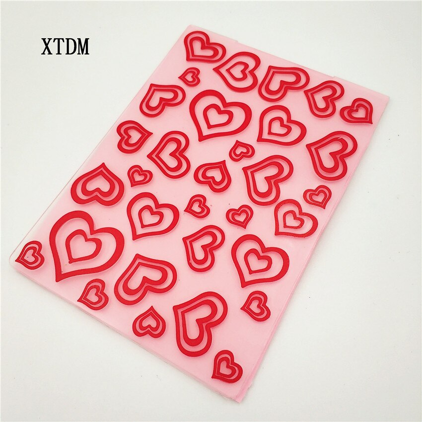 plastic love template craft card making paper card album wedding decoration scrapbooking Embossing folders