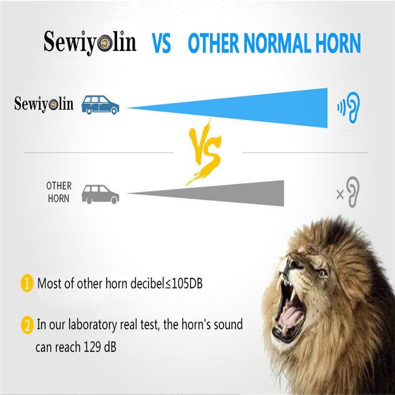 Siren Police Horn for Car Sirena Policia Sound Signal for Auto Black Waterproof Snail Original Socket 12V CCC Electric Vehicle